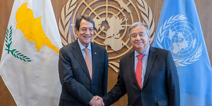 Anastasiadis-Guterres görüşmesi 23 Eylül’de Anastasiadis-Guterres görüşmesi 23 Eylül’de