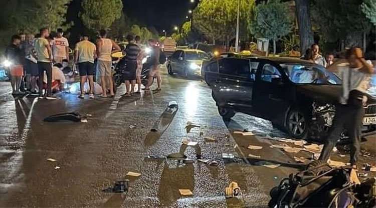 Polis Basın Subaylığı’ndan verilen bilgiye göre kaza, saat 19:30 sıralarında meydana geldi. Polis Basın Subaylığı’ndan verilen bilgiye göre kaza, saat 19:30 sıralarında meydana geldi.