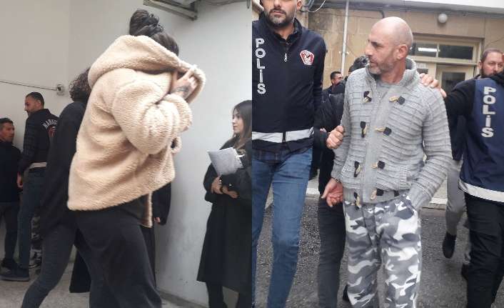 Girne’de gerçekleştirilen operasyonda tutuklanan Murat Tabakoğlu, Yelena Çelik ve Ali Ceyhan dün yeniden mahkemeye çıkarıldı. Girne’de gerçekleştirilen operasyonda tutuklanan Murat Tabakoğlu, Yelena Çelik ve Ali Ceyhan dün yeniden mahkemeye çıkarıldı.