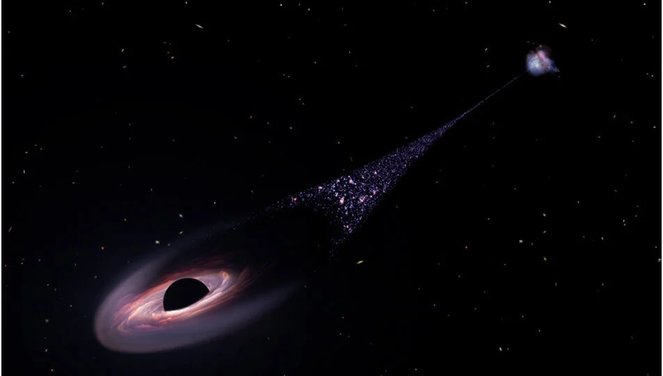 Çok hızlı hareket eden süper kütleli kara delik keşfedildi Çok hızlı hareket eden süper kütleli kara delik keşfedildi