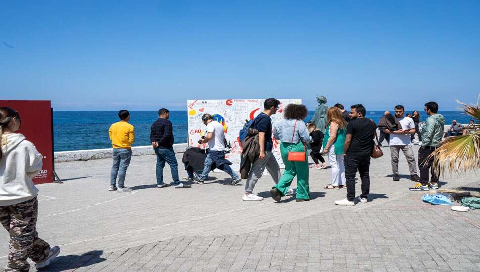 ARUCAD Dünya Sanat Günü için Girne Limanındaydı ARUCAD Dünya Sanat Günü için Girne Limanındaydı