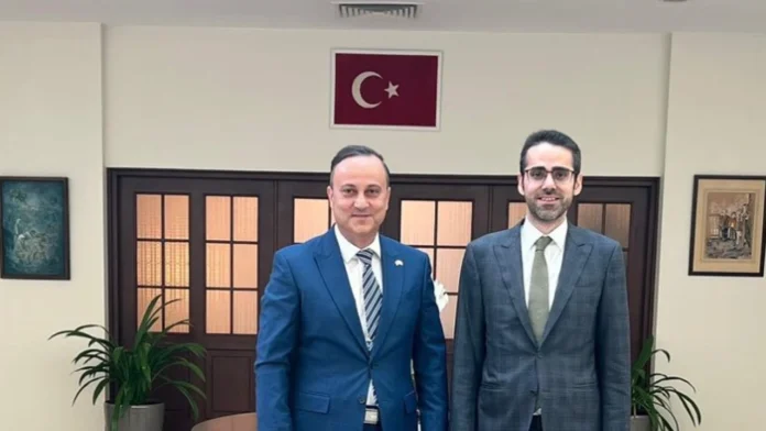 İngiltere KTTOB Başkanı Yaşarata, Büyükelçi Serim’i ziyaret etti İngiltere KTTOB Başkanı Yaşarata, Büyükelçi Serim’i ziyaret etti