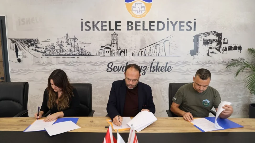 İskele Belediyesi, Taşkent Doğa Parkı ile İskele Çevreyi ve Sahilleri Koruma İnsiyatifi arasında iş birliği protokolü imzalandı