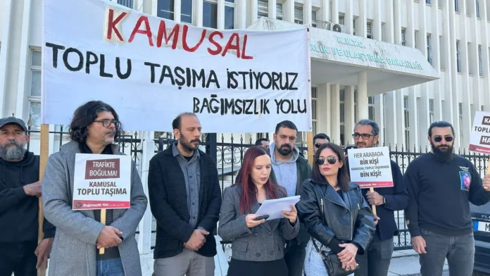 Bağımsızlık Yolu, Ulaştırma Bakanlığı önünde eylem yaptı Bağımsızlık Yolu, Ulaştırma Bakanlığı önünde eylem yaptı