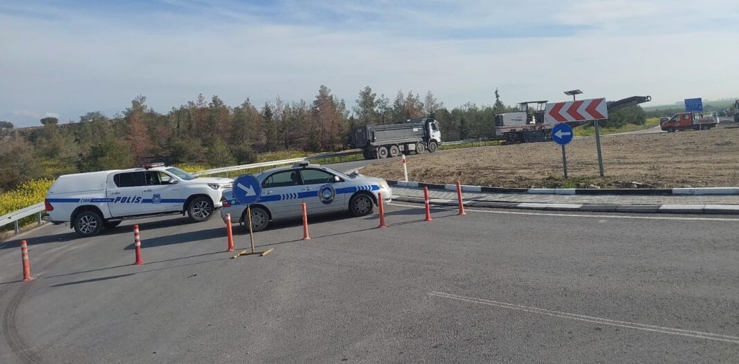 Gaziköy-Ercan ve tünel yolu üzerinde çalışmalar bugün de devam edecek