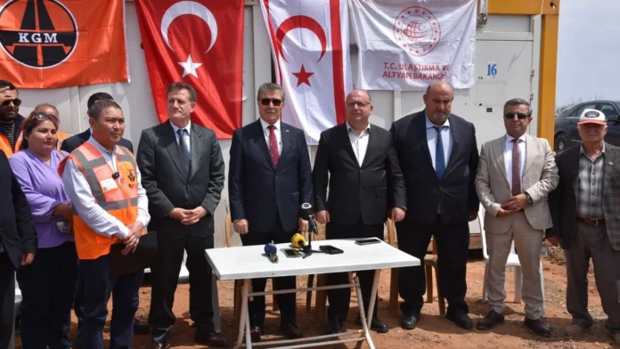 Dipkarpaz-Manastır yolunu yenileme çalışmalarına başlandı