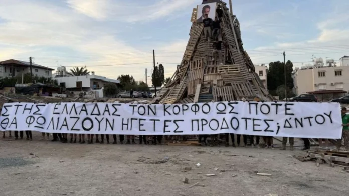 paskalya Lefkoşa’nın Rum kesiminde olaylı Paskalya gecesi