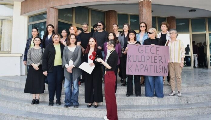 Gece kulüplerinin kapatılması talebiyle eylem: “Kız kardeşlerimizin hesabını sormaya geldik”