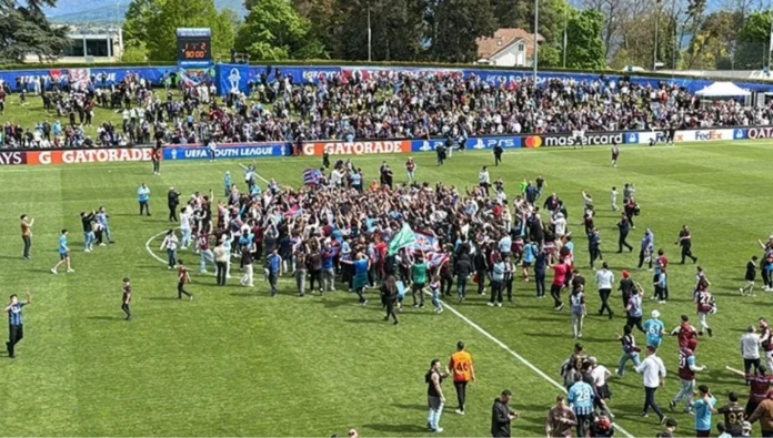 Trabzonspor, tarihi başarı elde ederek UEFA Gençlik Ligi'nde finale yükseldi!