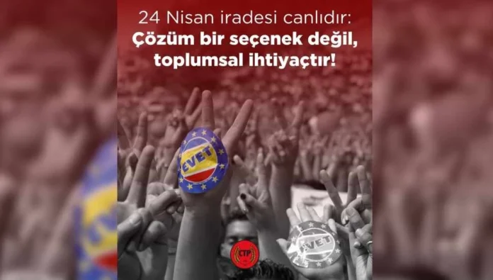 CTP: Kıbrıs Türk halkının çözüm isteği 24 Nisan 2004’te olduğu gibi bugün de geçerli