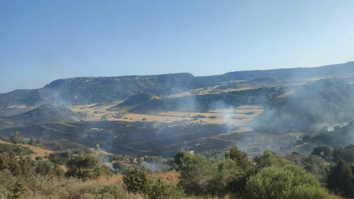 Avtepe-Kuruova arasındaki yangın kısmen kontrol altına alındı!
