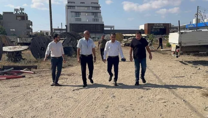 Gürsel Uzun ve Dalman Aydın, Gazimağusa ile İskele’de incelemelerde bulundu