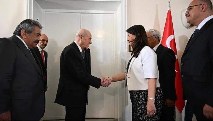 Bahçeli, DEM Parti heyetini kabul etti: Sürecin barışa evrilmesi için çalışacağız