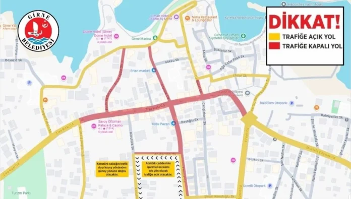 Girne Çarşı Şenliği nedeniyle bazı yollar 30 Temmuz-1 Ağustos tarihlerinde trafiğe kapatılacak