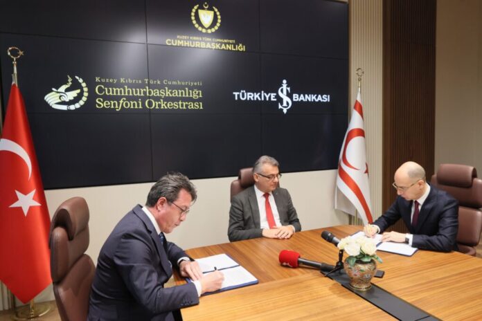 Cumhurbaşkanlığı Senfoni Orkestrası ile İş Bankası arasında ana sponsorluk protokolü imzalandı