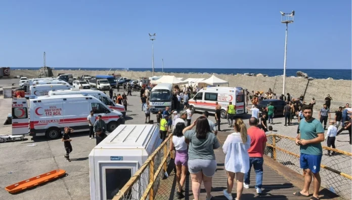 Türkiye’den Girne’deki gemi kazası için deniz unsurları ve helikopter sevki