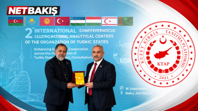 KKTP Başkanı Okyay Sadıkoğlu’ndan Azer Allahveranov’a Anlamlı Teşekkür: KKTC Milli Davasına Desteği İçin Plaket Takdim Edildi