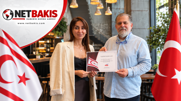 Kuzey Kıbrıs Tanıtma Platformu’ndan Farah Aze’ye Anlamlı Teşekkür
