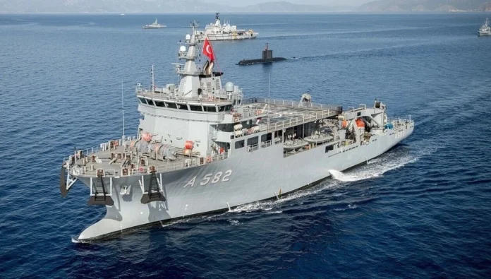 TCG IŞIN’ın ardından TCG ALEMDAR da Girne’ye ilerliyor